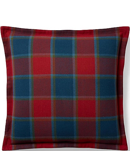 Ralph Lauren Hallowell Plaid Decorative Throw Pillow
