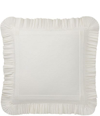 Ralph Lauren Jordyn Pleated Decorative Throw Square Pillow