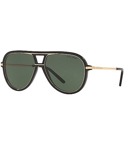 Ralph Lauren Men's Rl8177 58mm Pilot Sunglasses