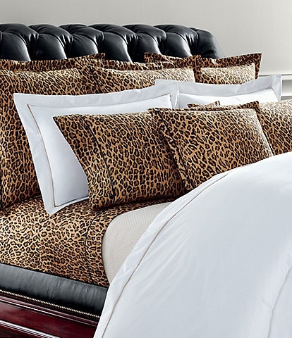 Ralph Lauren Montgomery Leopard Percale Sheets