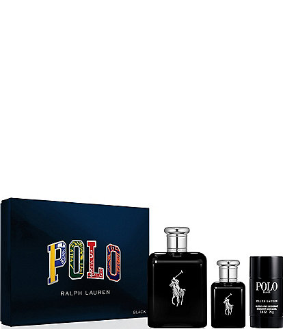 Ralph Lauren Polo Black Eau de Toilette 3-Piece Gift Set