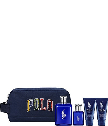 Ralph Lauren Polo Blue Eau de Toilette 4-Piece Gift Set