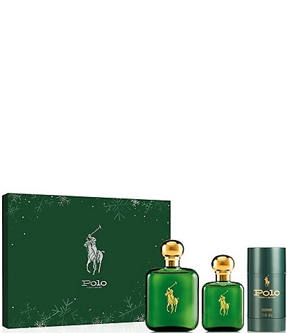Ralph Lauren Polo Green Eau de Toilette 3-Piece Men's Fragrance Gift Set
