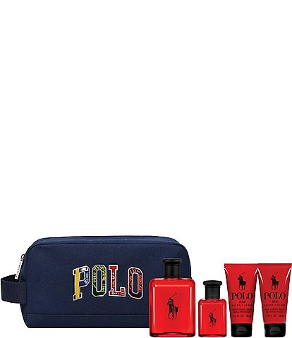 Ralph Lauren Polo Red Eau de Toilette 4-Piece Gift Set