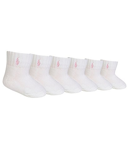 Ralph Lauren Quarter-Length Sport Socks 6-Pack
