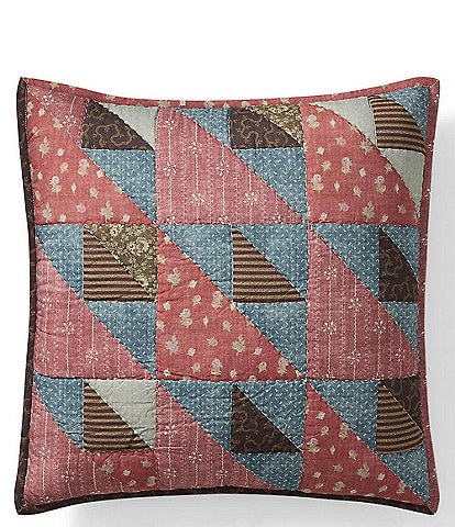 Ralph Lauren Rayne Floral Patchwork Decorative Throw Square Pillow