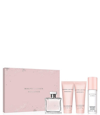 Ralph Lauren Romance Eau de Parfum 4-Piece Women's Fragrance Gift Set