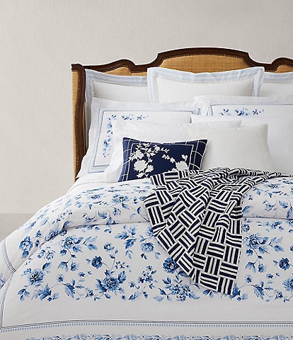 Ralph Lauren Whitlow Bedding Collection Floral Sateen Comforter