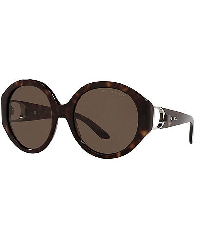 Ralph Lauren Women's Rl8188q 56mm Oval Sunglasses