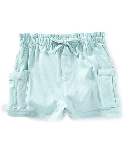 Indie Gold Little Girls 2T-6X Jersey-Knit Cargo Shorts