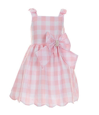 Rare Editions Little Girls 2T-6X Sleeveless Gingham Fit & Flare Dress
