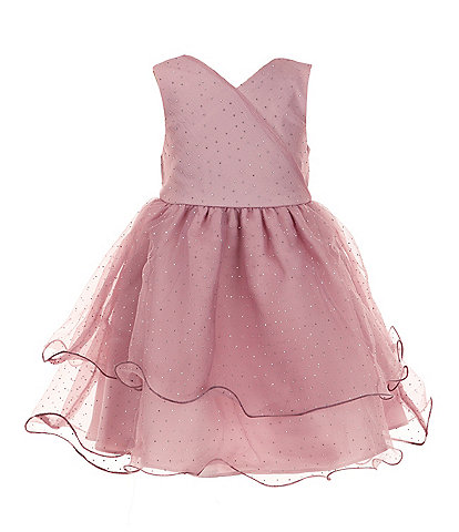 Rare Editions Little Girls 2T-6X Sleeveless Studded Organza Fit-And-Flare Dress