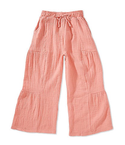 Indie Gold Little Girls 2T-6X Tiered Double-Gauze Pants