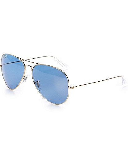 Ray-Ban Classic Aviator Polarized 62mm Sunglasses