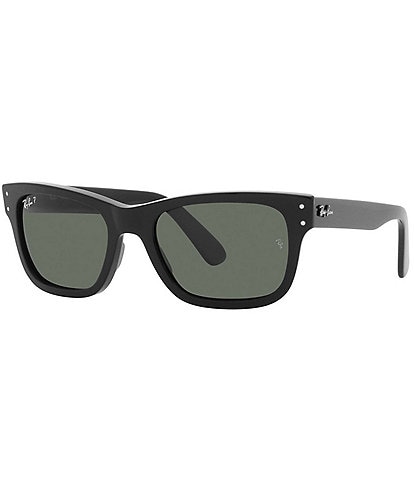 Ray-Ban Men's Burbank 58mm Rectangle Polarized Sunglasses