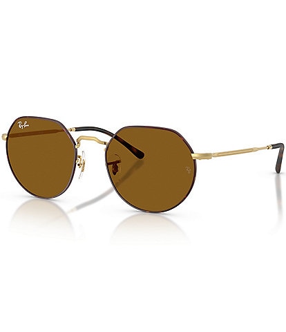 Ray-Ban Men's Jack 55mm Havana Round Sunglasses