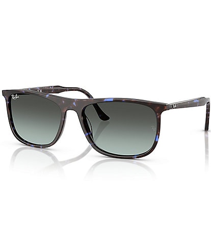 Ray-Ban Men's RB2216F 61mm Havana Rectangular Sunglasses