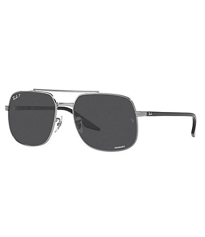 Ray-Ban Men's Rb3699 59mm Polarized Square Sunglasses
