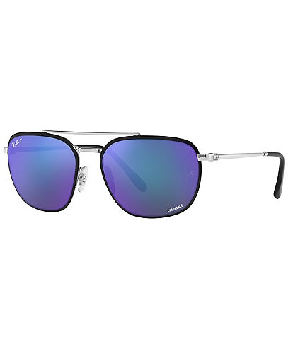 Ray-Ban Men's RB3708 59mm Polarized Square Sunglasses