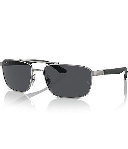 Ray-Ban Men's RB3737 60mm Rectangle Sunglasses