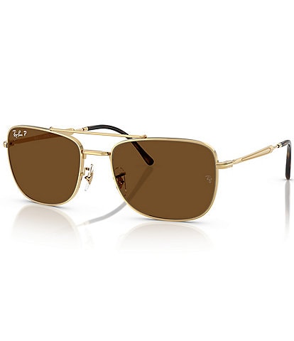 Ray-Ban Men's RB3755 62mm Polarized Aviator Sunglasses