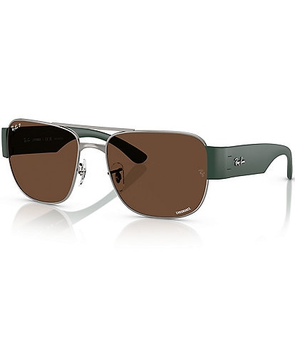 Ray-Ban Men's RB3756 56mm Polarized Square Sunglasses