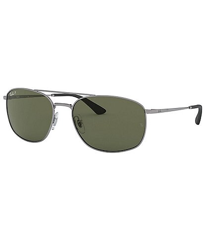 Ray-Ban Men's Square Polarized 60mm Sunglasses