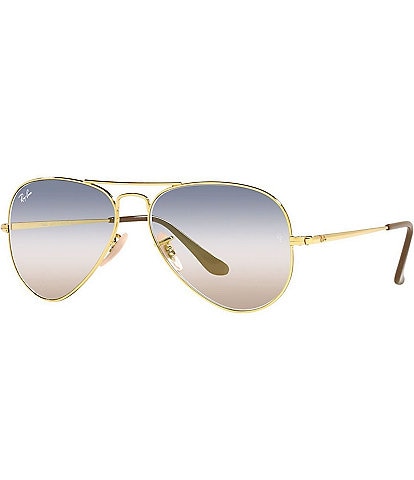 Ray-Ban Unisex 0RB4320CH 58mm Aviator Mirrored Polarized