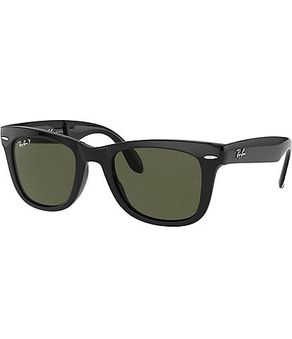 Ray-Ban Unisex Folding Wayfarer 50mm Polarized Square Sunglasses