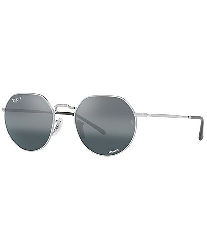 Ray-Ban Unisex Jack 53mm Polarized Geometric Sunglasses