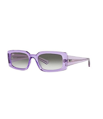 Ray-Ban Unisex Kiliane Transparent 54mm Rectangle Sunglasses