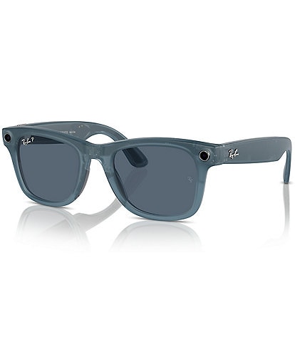 Ray-Ban Unisex Meta Smart Glasses Wayfarer Large 53mm Polarized Sunglasses