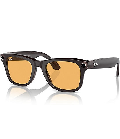 Ray-Ban Unisex Ray-Ban Meta Smart Glasses Wayfarer Large 53mm Sunglasses