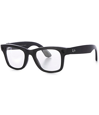 Ray-Ban Unisex Ray-Ban Meta Smart Glasses Wayfarer 50mm Polarized Sunglasses