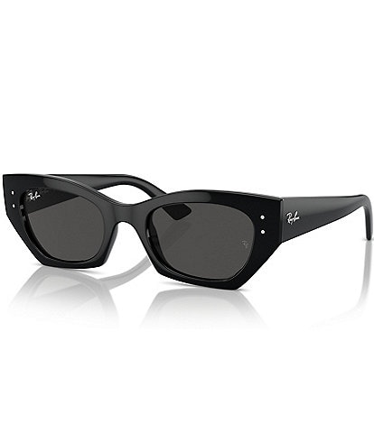 Ray-Ban Unisex RB4430 Zena 52mm Irregular Cat Eye Sunglasses