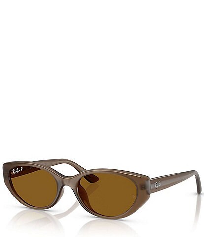 Ray-Ban Unisex RB4457D 55mm Polarized Rectangle Sunglasses