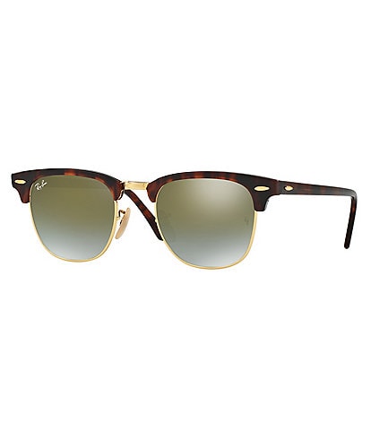 Ray-Ban Unisex Solid Clubmaster Square Sunglasses