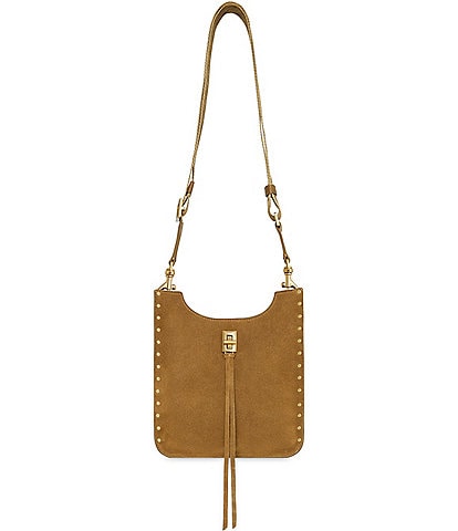 REBECCA MINKOFF Darren Mini Feed Xbd Suede Crossbody Bag