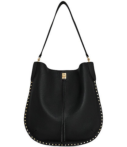 REBECCA MINKOFF Darren Studded Slim Hobo Shoulder Bag