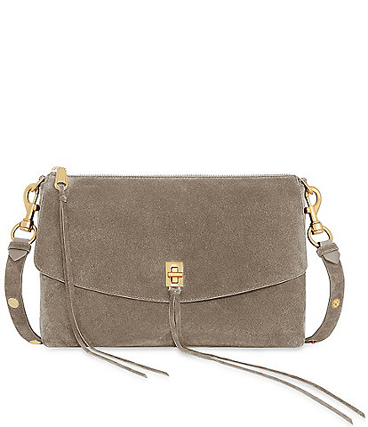 REBECCA MINKOFF Darren Suede Shoulder Bag