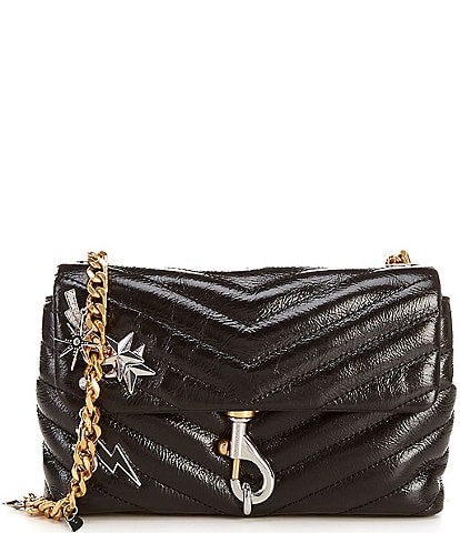 REBECCA MINKOFF Edie Date Night Crossbody Bag With Celestial Embellished Charms