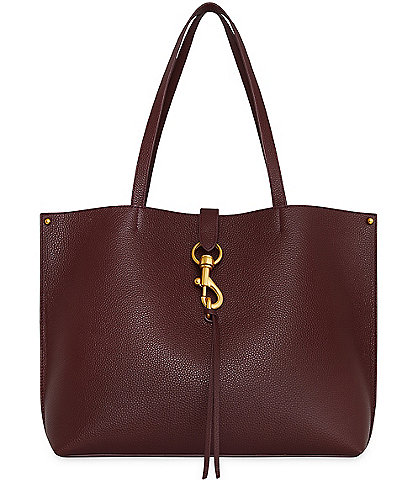 REBECCA MINKOFF Megan Port Leather Tote Bag