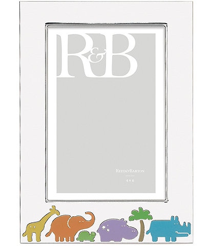 Reed & Barton Jungle Parade 4#double; x 6#double; Picture Frame