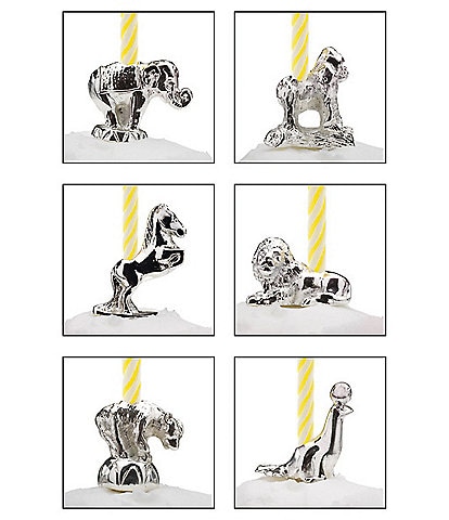 Reed & Barton Let's Celebrate Collection 6-Piece Circus Animals Candle Set