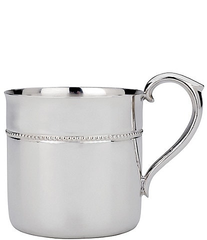 Reed & Barton Royal Bead Silver-Plated Baby Cup