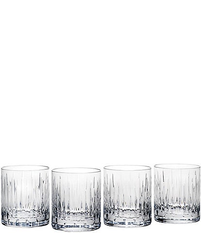Reed & Barton Soho Crystal 4-Piece Double Old Fashioned Glass Set