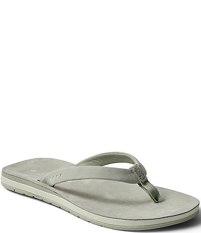 Reef Women's Ojai Classic Slim Leather Flip Flops
