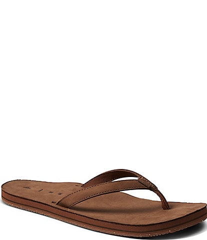 Reef Women's Solana Leather Flip Flops