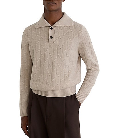 Reiss Barstow Half Button Sweater