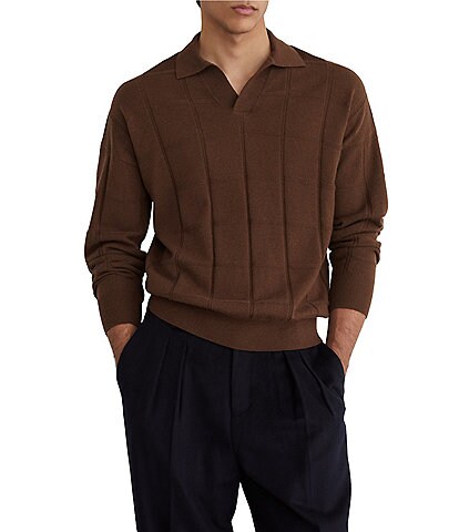 Reiss Compton Long Sleeve Polo Shirt